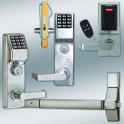 Alarm Lock Dl270026d Satin Chrome Trilogy 100 User Grade 1 Electronic Digital Keypad Lever Set Electronic Lock Keyless Door Lock Keypad Door Locks